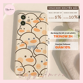 Ốp lưng Iphone chống sốc hình vịt trắng đáng yêu dành cho Iphone 11  Phone 11 Pro  Iphone 11 Pro Max  Iphone 12  Iphone 12 Pro  Iphone 12 Pro Max  Iphone 13  Iphone 13 Pro  IP