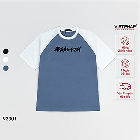 Áo Thun Nam VIỆT PHÁP Form Unisex Chất liệu Cotton co dãn thấm hút mồ hồi tốt 93301B