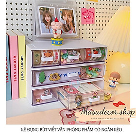 Mua Kệ 3 tầng rời (có bán lẻ) đựng bút viết văn phòng phẩm