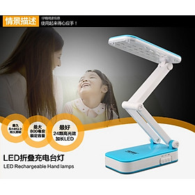 Mua Đèn Xếp Để Bàn Gấp Gọn 24 Led Siêu Sáng Dùng Pin Sạc