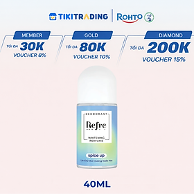 Lăn Khử Mùi Dưỡng Trắng Hương Nước Hoa Refre Whitening Perfume Spice Up - Hương Vui Tươi 40ml