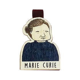 Bookmark gỗ nam châm Marie Curie