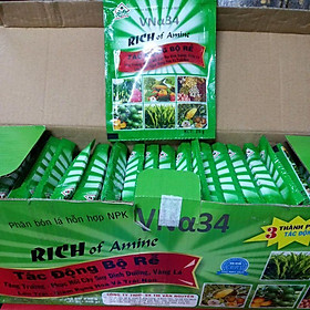Mua COMBO 5 GÓI PHÂN BÓN LÁ RICH OF AMINE  GIẢM RỤNG HOA QUẢ