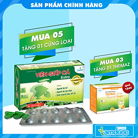 Viên Giấp Cá Extra - hỗ trợ điều trị Trĩ, táo bón