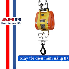 Máy tời điện ABG (KOIO), Tời Điện Mini, nâng, hạ và kéo vật nặng, sử dụng trên các công trường