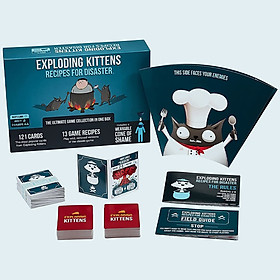 Mèo Nổ Exploding Kittens Board Game Phiên Bản Recipes For Disaster Bộ Thẻ Trò Chơi Giải Trí Chuyên Dụng