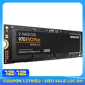 Ổ Cứ́ng SSD Samsung 970 EVO PLUS 250GB NVMe M.2 2280 PCIe NVMe MZ-V7S250BW - Hàng Chính Hãng