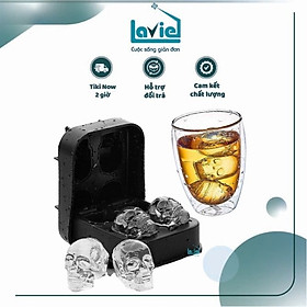 Mua Khuôn Silicon Hình Đầu Lâu Chất Lượng Cao Dùng Làm Đá Viên Đồ Trang Trí Đa Năng