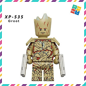 Đồ Chơi Lắp Ráp Minifigures Groot Star Lord Gamora Marvel Vệ Binh Giải Ngân Hà Đồ Chơi KT1070