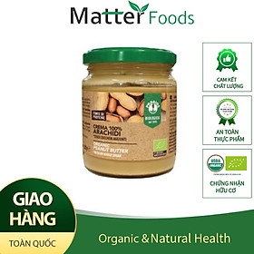 Bơ Đậu Phộng Hữu Cơ Organic Peanut Butter 200g Thơm Ngon, Giàu Dinh Dưỡng