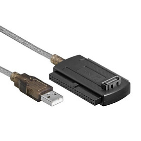 3in1 USB 2.0 IDE SATA 5.25 S-ATA 2.5 3,5 inch DISK DISK DISK HDD Bộ chuyển đổi bộ chuyển đổi cho máy tính xách tay máy tính xách tay chiều dài: