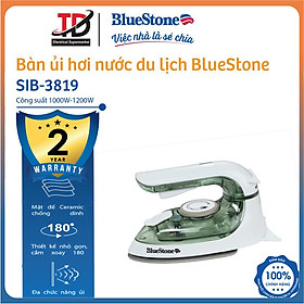 Bàn ủi hơi nước mini BlueStone SIB-3819 (1200W) - thiết kế nhỏ gọn, dễ dàng mang theo và cất giữ - Hàng chính hãng