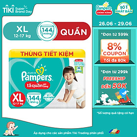 Tã Quần Pampers Giữ Dáng MegaBox M180/L162/XL144