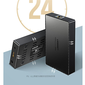 Mua Bộ kéo dài tín hiệu HDMI 70M qua cáp mạng CAT6 hỗ trợ 4K@30Hz Ugreen 50999-Hàng chính hãng