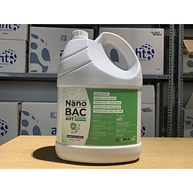 Can Nano bạc AHT diệt khuẩn 5 lít hương hoa hồng Pháp, trà trắng - dùng rửa tay diệt khuẩn, xịt vật dụng nhà cửa - hàng chính hãng
