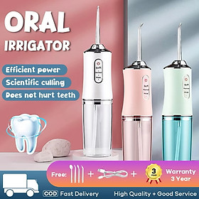 [HÀNG LOẠI 1] Máy tăm nước Oral Irrigator Bản Pro, tăm nước vệ sinh răng 3 cấp độ 4 đầu tăm mới nhất 2026