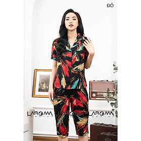 Bộ Pijama họa tiết lửng nữ Laroma