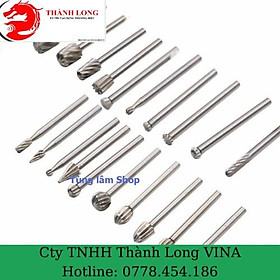 Mua Bộ 10 đầu mài hợp kim thép - mũi mài khắc phay gỗ đa năng