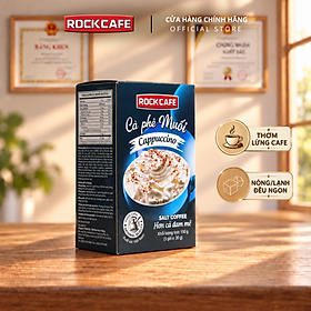 ROCKCAFE - CAPPUCCINO MUỐI (5 gói x 30 gram)
