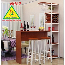 Quầy bar mini kết hợp tủ rượu VKB17 ( không kèm ghế) - Nội thất lắp ráp Viendong Adv