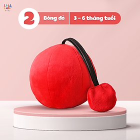 Đồ Chơi Bóng Vải Xúc Xắc Vui Nhộn Kích Thích Thị Giác Cho Trẻ Sơ Sinh Look, Look! Ball - Lalala Baby