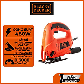 Mua Máy cưa cầm tay 480W B&D KS700PE-B1 - Cắt gỗ  sắt  nhôm trơn tru - Hàng chính hãng