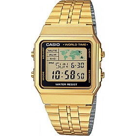 Đồng Hồ Nam Dây Thép Không Gỉ Casio STANDARD A500WGA-1