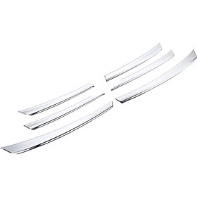 6pcs for NISSAN VERSA 2014 Front Mesh Grille Head Bumper Cover Trim