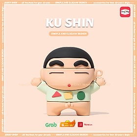 Mua Vỏ Bảo Vệ Tai Nghe Không Dây Bluetooth Dành Cho Airpods Hình Ku Shin Chất Lượng Silicon Dẻo Chống Va Đập