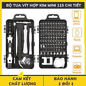 Tua Vít Đđa năng sửa chữa điện thoại máy tính 115 chi tiết tay cầm chống trượt có từ tính tiện dụng