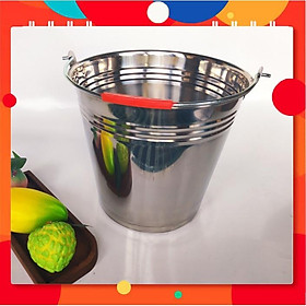 Mua XÔ INOX ĐỰNG NƯỚC LÈO (NƯỚC LẨU)  ĐỰNG ĐÁ