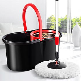 BỘ LAU NHÀ 360 - INOX, TẶNG KÈM BÔNG LAU.