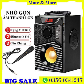 Mua ️ Loa Bluetooth A300 Cực Hay Bằng Gỗ  Loa Công Suất Lớn  Loa Hát Karaoke Bluetooth Cầm Tay