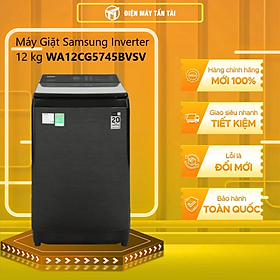 Mua WA12CG5745BV/SV - Máy giặt Samsung inverter 12.0 kg WA12CG5745BV/SV - Hàng chính hãng (chỉ giao HCM)