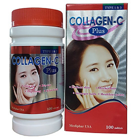 Thực phẩm chức năng Viên uống Collagen C Plus Mediphar USA