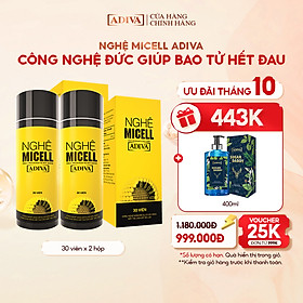 Combo 02 Hộp Nghệ Micell Adiva 30 viên hộp- Hỗ Trợ Các Vấn Đề Về Đau Bao