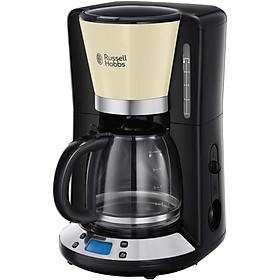 Máy Pha Cafe Russell Hobbs Colours Plus+ 24033-56 Bình Thủy Tinh 1.25L Màu Kem Hàng chính hãng