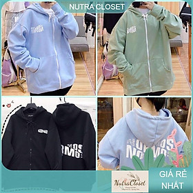 Áo khoác nỉ ngoại in hình ulzzang nam nữ