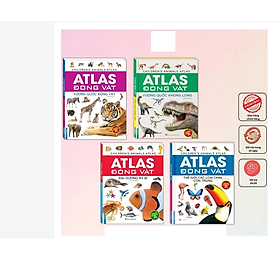 Sách - Atlas Động Vật (sách tranh màu, bìa cứng)