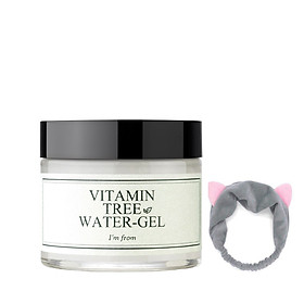 Gel Dưỡng Ẩm Cho Mọi Loại Da I'm from Vitamin Tree Water Gel 75g + Tặng Kèm 1 Băng đô nhung tai mèo (màu ngẫu nhiên)