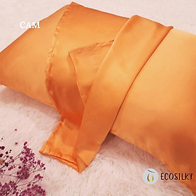 Mua Vỏ Gối Lụa Satin Cao Cấp 45x65cm  Chất Liệu Tự Nhiên  Mềm Mượt  Sang Trọng