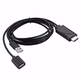 Cáp Chuyển Đổi HDTV USB Female Sang HDMI Male Dành Cho Iphone8 / 7 / 7plus / 6s / 6 Plus