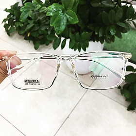 Gọng kính cận nam nữ nhựa dẻo siêu bền, vuông to nhiều màu thời trang Lani 501