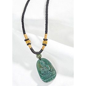 Mặt dây chuyền phật bản mệnh đá chalcedony - Ngọc Quý Gemstones