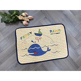Mua Thảm chùi chân - Cá heo Rawr- xanh dương -TCC55401