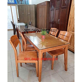 Mua Bàn ăn 4 ghế gỗ Sồi Nga