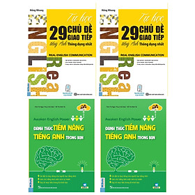 Combo Awaken English Power - Đánh Thức Tiềm Năng Tiếng Anh Trong Bạn + Tự Học 29 Chủ Đề Giao Tiếp Tiếng Anh Thông Dụng Nhất