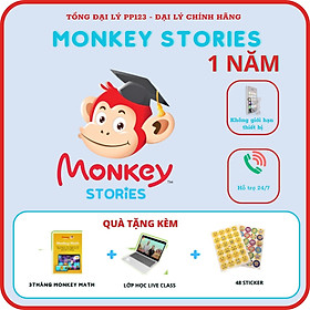 Hình ảnh Monkey Stories 1 năm - Tiếng Anh 4 kỹ năng Nghe nói đọc viết cho bé 