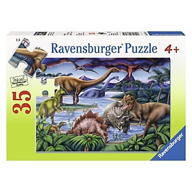Xếp Hình Puzzle Dinosaur Playground Ravensburger RV086139 (35 Mảnh Ghép)