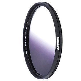 Slim Optical Graduated Color Camera Lens Filter For  Gray